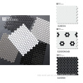 Indoor Glazed Ceramic Hexagon Mosaic Feature Tile for Bathroom Wall